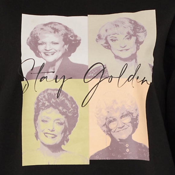 GOLDEN GIRLS Sweatshirt Black All new in bag - Picture 3 of 12